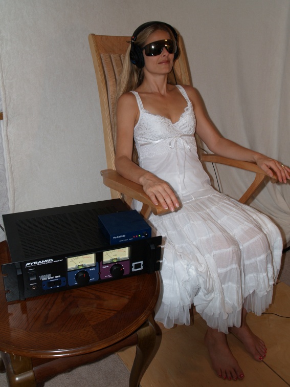 Woman in Vo Cal chair